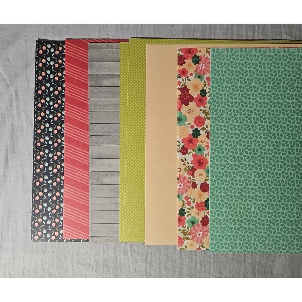 3 Birds Studio‎ LOT Graceful Season Flora Festival Midday Medley Glitter - Picture 11 of 16